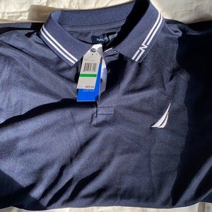 navy nautical polo, never worn!